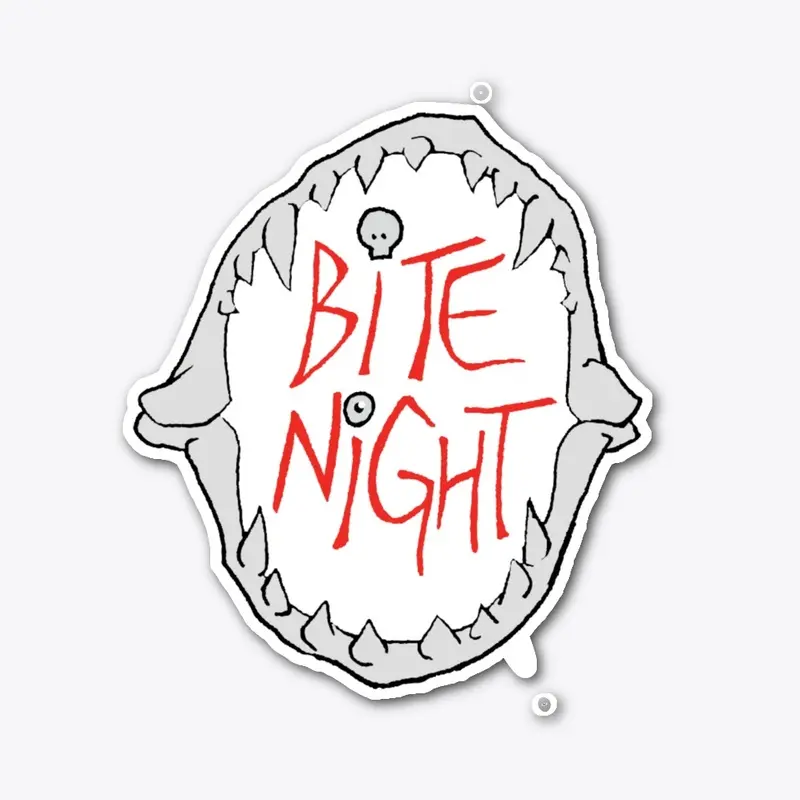 Bite Night Die Cut Sticker